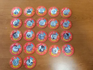 Lote de 23 Tazos Dragon Ball Z
