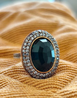 Anillo de cóctel plata 925