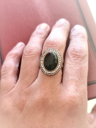 Anillo de cóctel plata 925