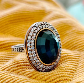 Anillo de cóctel plata 925