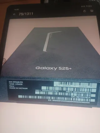 Samsung Galaxy S25+ NAVY Blu Marino