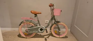 Bicicleta niña Amigo FOX. Incluye ruedines.