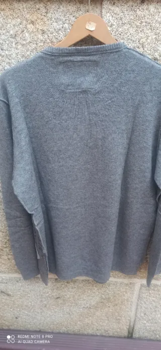 Jersey Desigual Patchwork Gris