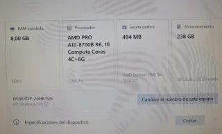 Portátil HP EliteBook 745 G3 Grade A