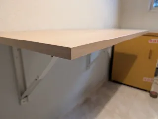 Mesa escritorio plegable madera