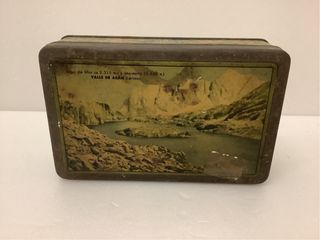 Caja Antigua Hojalata Turrones Puig Valle de Arán