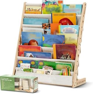 COSYLAND Librería Infantil de 6 Niveles, Estantería para Niños, Organizador de Libros para Dormitorio Infantil, Guardería o Sala