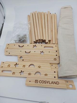 COSYLAND Librería Infantil de 6 Niveles, Estantería para Niños, Organizador de Libros para Dormitorio Infantil, Guardería o Sala