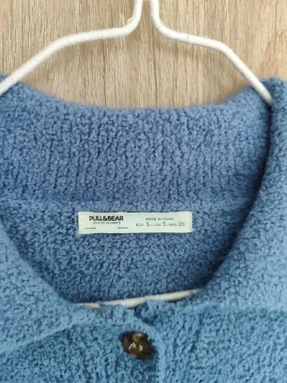 Jersey polo azul · Pull&Bear · S (perfecto estado)