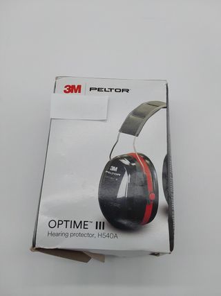 3M Peltor Optime III H540A-411-SV - Cuffie protettive, Protettori acustici, SNR: 35 dB, Opere di costruzione, Aeroporto