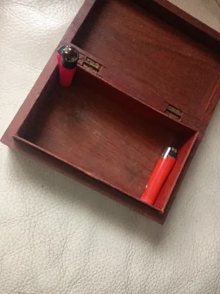 Lote 4 Cajas Madera Decoradas