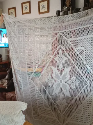 Colcha ganchillo artesanal