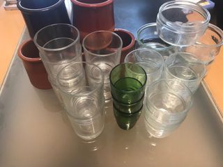 Lote Vasos y Tazas Cerámica