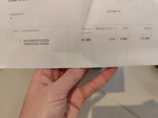 Deshumidificador Orbegozo DH 250