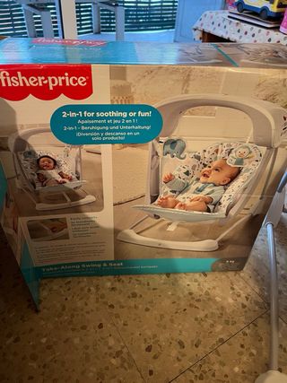 Hamaca Fisher-Price con movimiento – como nueva