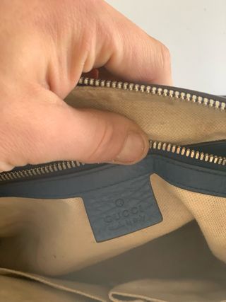 Bolso bandolera Gucci Soho azul