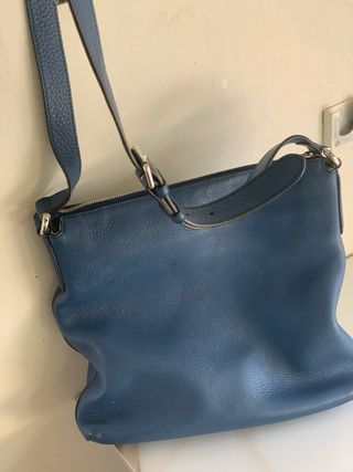 Bolso bandolera Gucci Soho azul