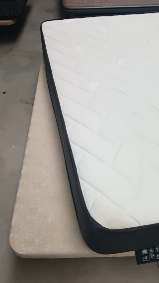 180X200 | COLCHON VISCO + BASE TAPIZADA FLEX