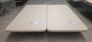 180X200 | COLCHON VISCO + BASE TAPIZADA FLEX