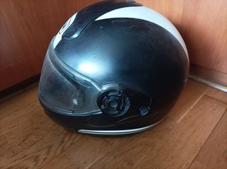Casco de Moto Nolan Negro y Blanco