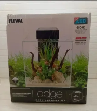 Acuario Fluval Edge LED 2.0 Negro 46L