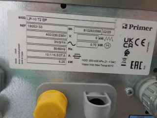 Lavadora industrial Primer Excellence