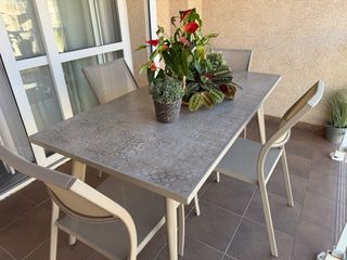 Mesa y 4 Sillas Terraza