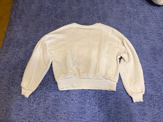 Felpa Benetton bambina tg 7-8 anni bianca