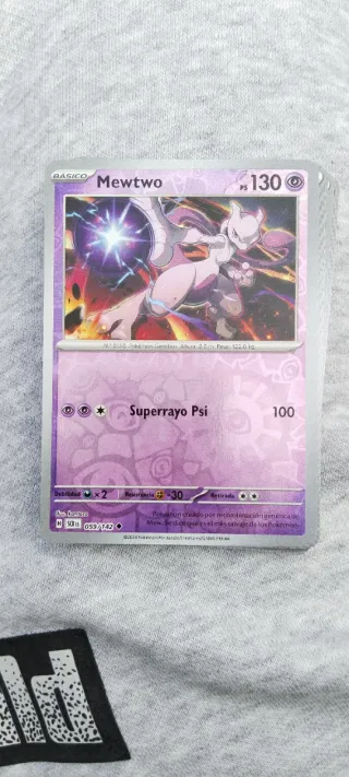 Carta Pokémon Mewtwo V - 130 HP