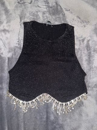 Conjunto Top y Falda Lentejuelas