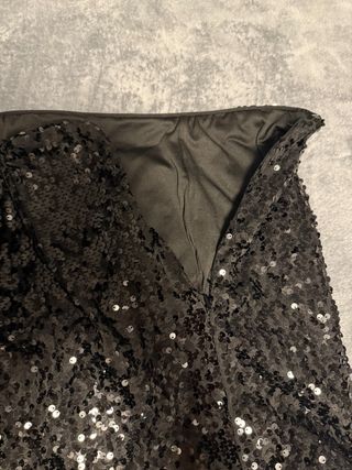 Conjunto Top y Falda Lentejuelas