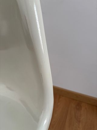 Silla Panton de Vitra Blanca Diseño Curvo