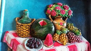 Colección cuadritos bodegones pintados a mano