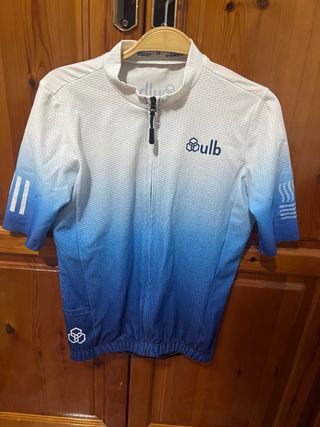 Maillot Ciclismo Ulevel Degradado Azul Blanco