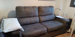 Sofá Cama Matrimonio Gris Oscuro
