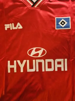 Maglia Hamburg F.C. 2000-2001 Fila Hyundai