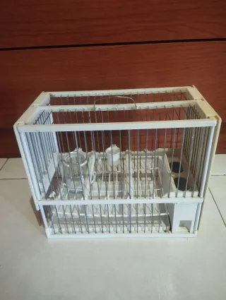 Jaula C2 Blanca y Transparente