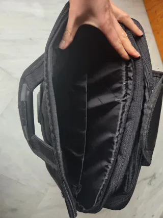 Maletín para portátil negro