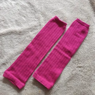 Guantes y calentadores fucsia