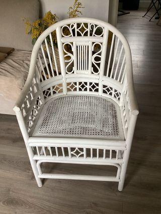 silla de mimbre