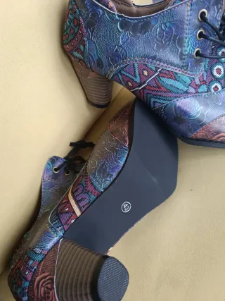 Botines de mujer multicolor