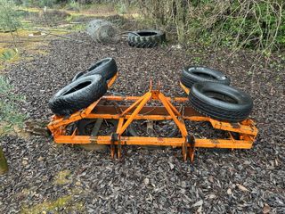 Rastra de ruedas para tractor