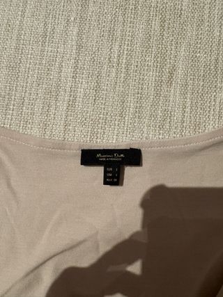 Top sin mangas Massimo Dutti