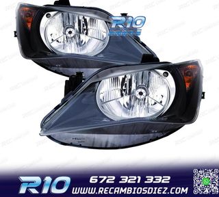 FAROS PARA SEAT IBIZA 12-15 FONDO NEGRO