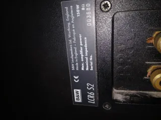 Altavoz Central B&W LCR6 S2 Negro.