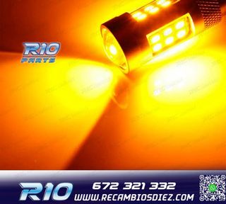 BOMBILLA LED PY21W AMBAR CANBUS