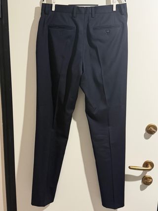 Zara Giacca Uomo 100% Lana Blu