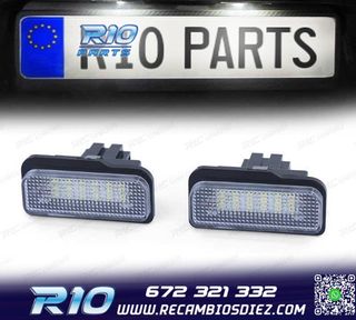 LUCES MATRÍCULA LED PARA MERCEDES CLASE C W211 W203