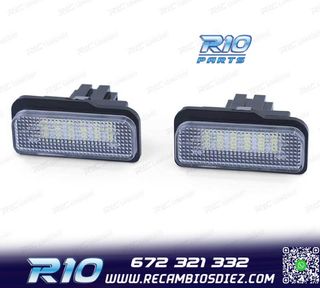 LUCES MATRÍCULA LED PARA MERCEDES CLASE C W211 W203