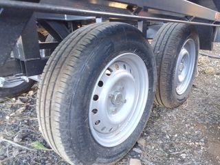 Remolque basculante 2 ejes para coche